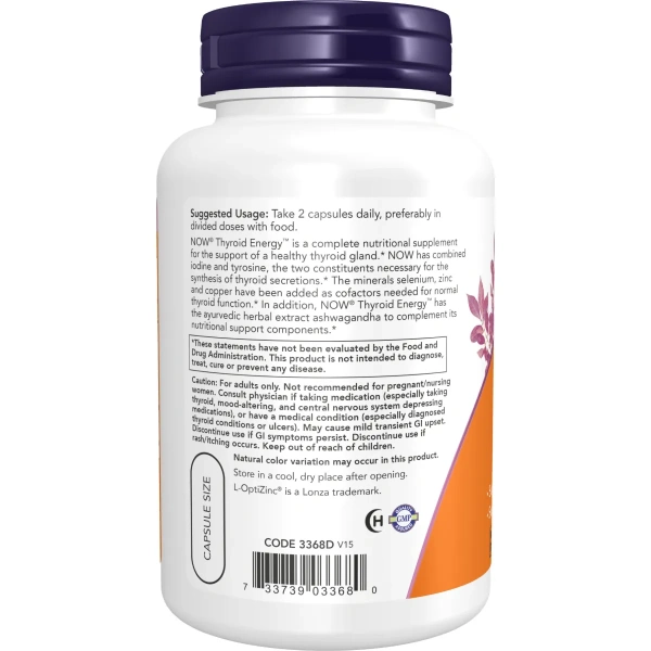 Now Foods, Thyroid Energy (Kilpnäärme tugi), 90 kapslit | Now Foods