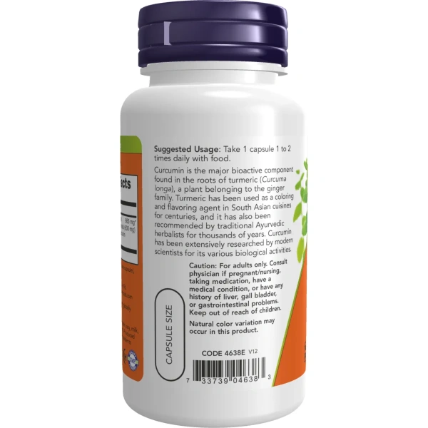 Now Foods, Turmeric Curcumin, 60 Veg Capsules | Now Foods