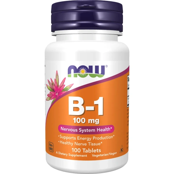 NOW Foods, B-1, 100 mg, 100 Tablets | Now Foods
