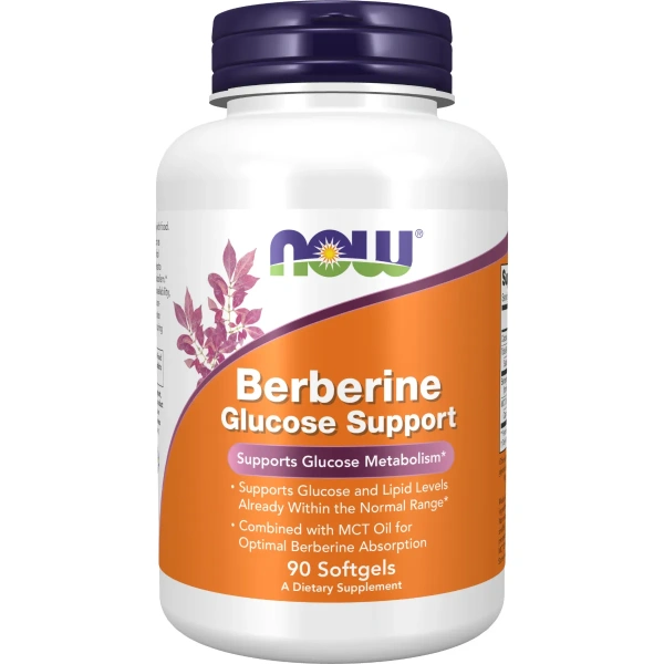 Now Foods, Berberine Glucose Support, 90 Softgels | Now Foods