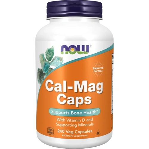 Now Foods, Cal-Mag Caps with Trace Minerals and Vitamin D, 240 Caps...