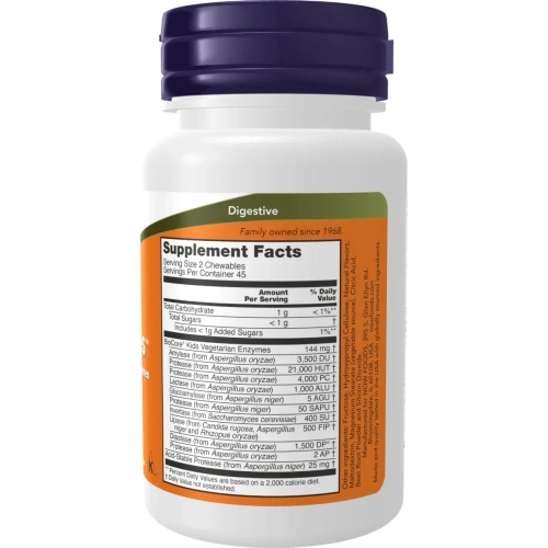 Now Foods, ChewyZymes (Ensüümid), Natural Berry Flavor, 90 näritava... 2