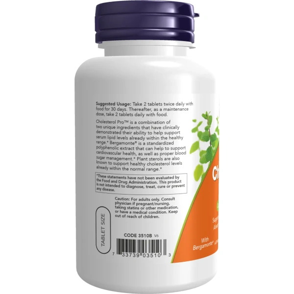 Now Foods, Cholesterol Pro 120 tabs | Now Foods