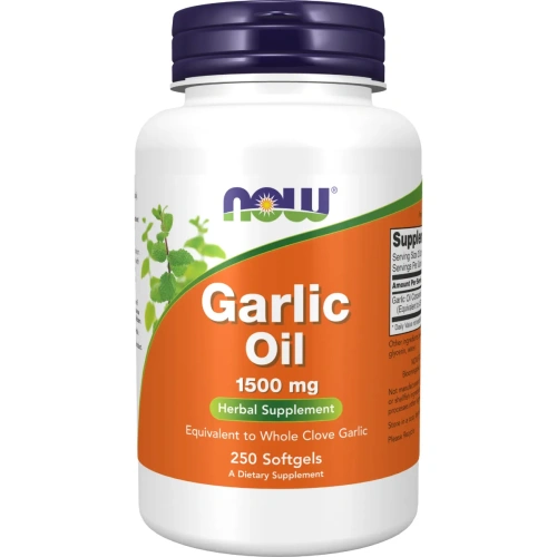 Now Foods, Garlic Oil (Küüslauguõli), 1500 mg, 250 geelkapslit | Vi...