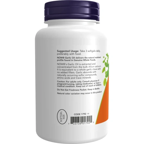 Now Foods, Garlic Oil, 1500 mg, 250 Softgels | Now Foods