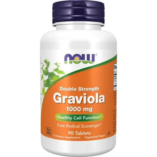 Now Foods, Graviola 1000 mg, Double Strength, 90tab | Greens & Supe...