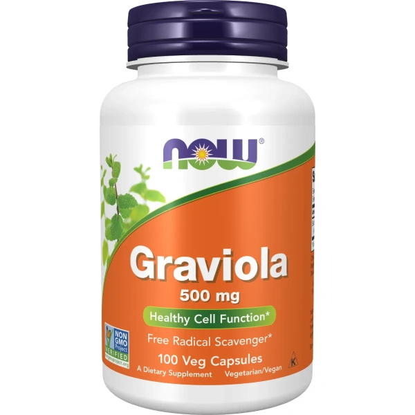 Now Foods, Graviola, 500mg, 100 VCaps | Now Foods