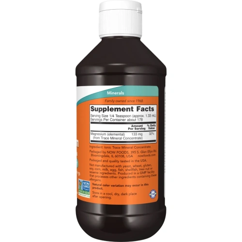 NOW Foods, Liquid Magnesium with Trace Minerals, 237ml | Magnesium ... 2