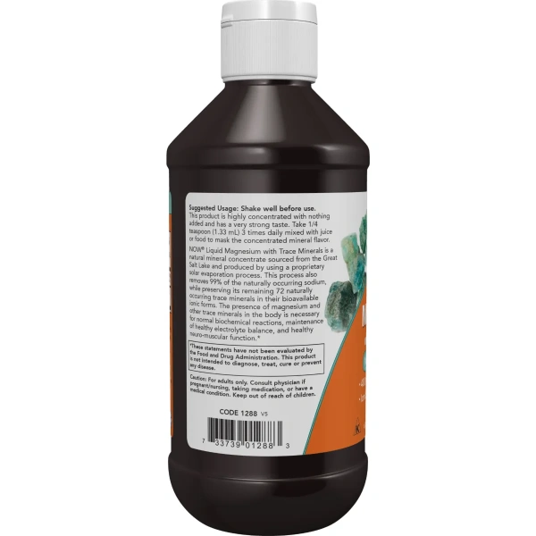 NOW Foods, Liquid Magnesium with Trace Minerals, 237ml | Now Foods