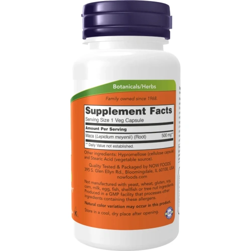 Now Foods, Maca, 500 mg, 100 Veggie Capsules | Now Foods