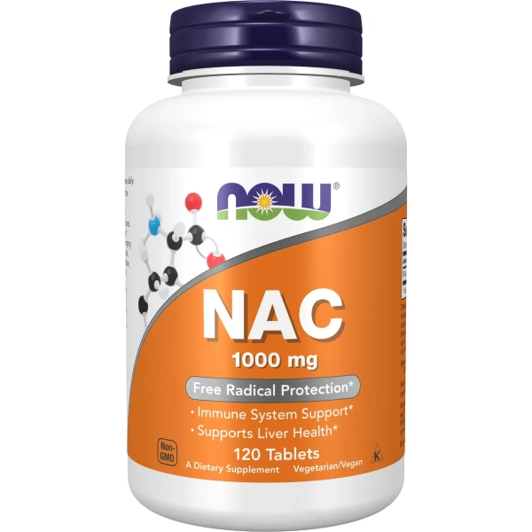 NOW Foods, NAC, 1,000 mg, 120 Tablets | Now Foods