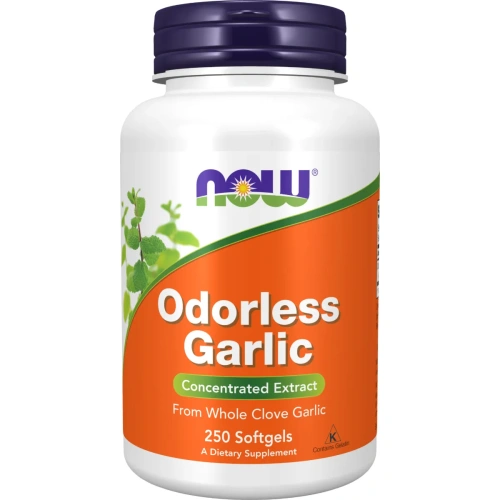 Now Foods, Odorless Garlic (Lõhnatu küüslauguõli), Concentrated Extract, 250 geelkapslit | Now Foods