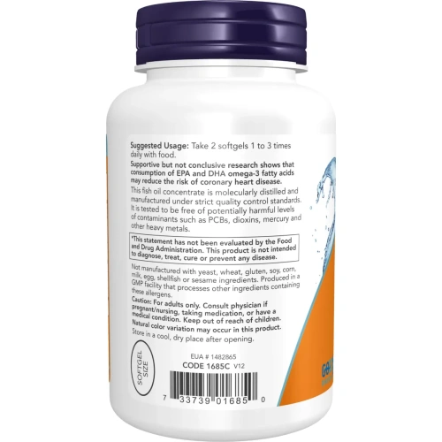 Now Foods, Omega-3 Mini Gels, 180 Softgels | Now Foods