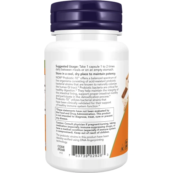 Now Foods, Probiotic-10, 25 Billion, 50 Veg Capsules | Now Foods