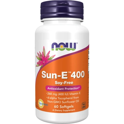 Now Foods, Sun-E 400, 60 Softgels | Now Foods