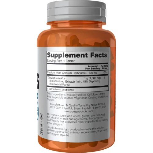 Now Foods, Tribulus, 1000 mg, 90 tabletti | Now Foods