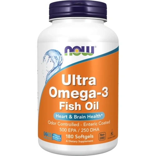 Now Foods, Ultra Omega-3, 180 Softgels | Омега-3 и жирные кислоты –...