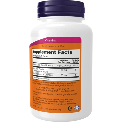 Now Foods, Vitamin C1000 (Vitamiin C), 100 Tabletti | C-vitamiini –... 2