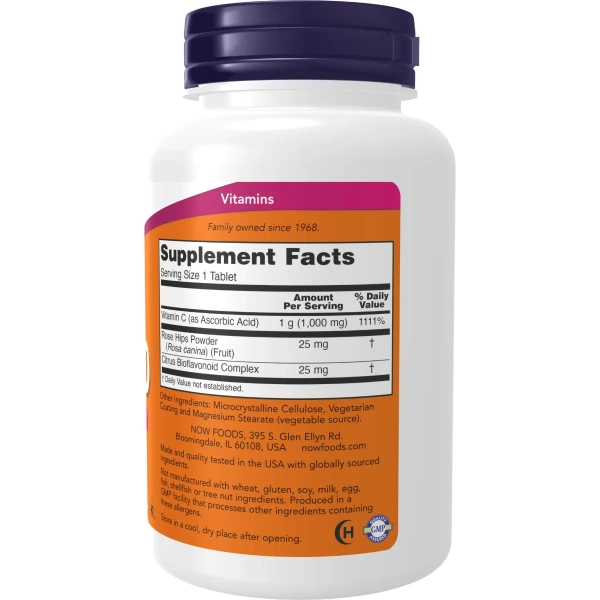 Now Foods, Vitamin C1000 (Vitamiin C), 100 Tabletti | Now Foods