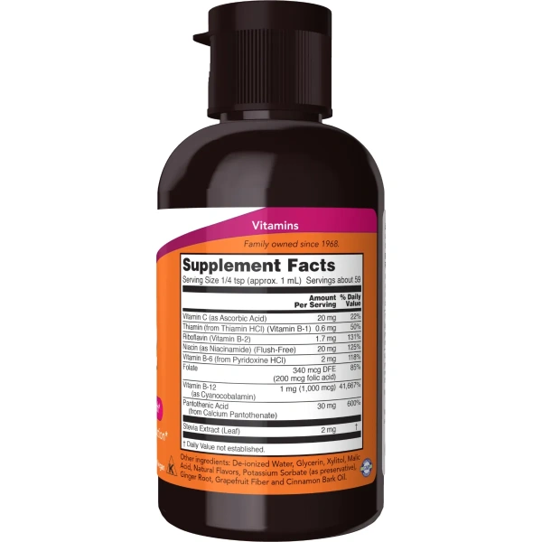 Liquid B-12, B-Complex, 59ml | Now Foods