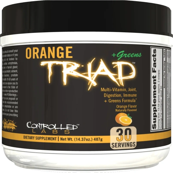 Orange Triad + Greens, 408g | Controlled Labs