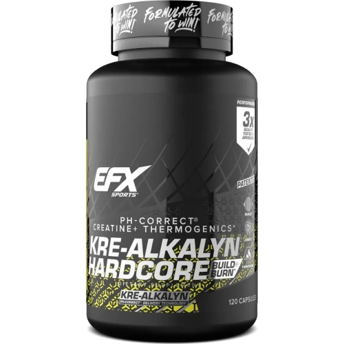 EFX Sports Kre-Alkalyn Hardcore - 120 caps | KRE-ALKALYN – Osta koh...