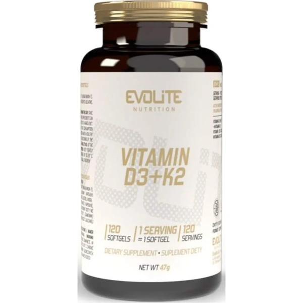 Evolite D3+K2 120 Softgels | Evolite