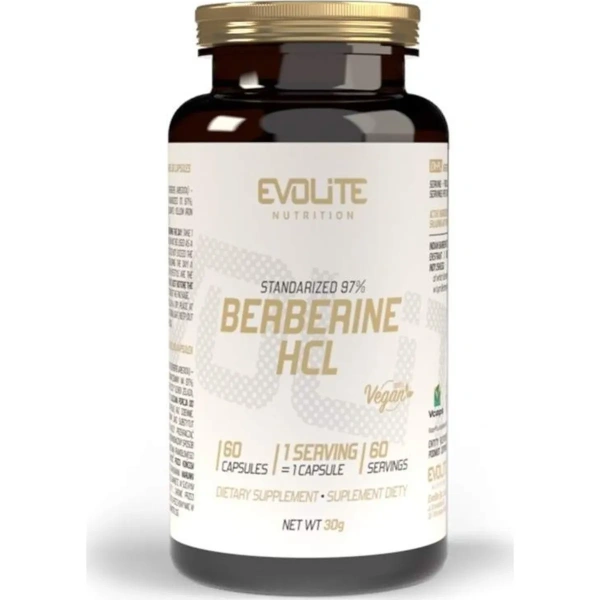 Evolite, Berberine HCL 400mg, 60 caps | Evolite