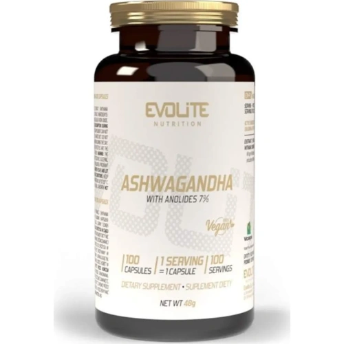 Evolite, Ashwagandha, 100 caps | Superfoods & Greens – Pērc tagad S...