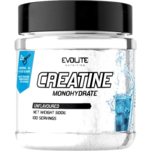 Evolite Creatine Monohydrate 500g | KREATĪNA MONOHIDRĀTS – Pērc tag...