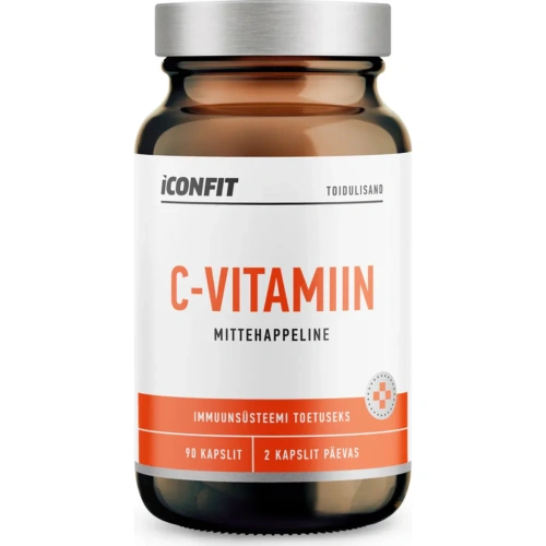 ICONFIT C-vitamiin - mittehappeline (90 Kapslit) | C-vitamiini – Os...