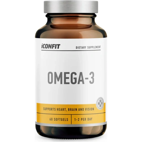 ICONFIT Omega-3 (60 Kapslit) | Omega 3 & rasvahapot – Osta nyt Spor...