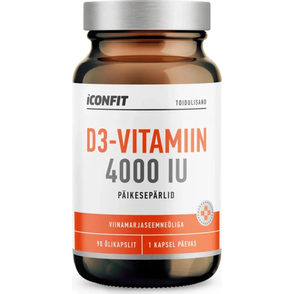 ICONFIT Витамин D3 4000IU (90 масляных капсул) | ICONFIT