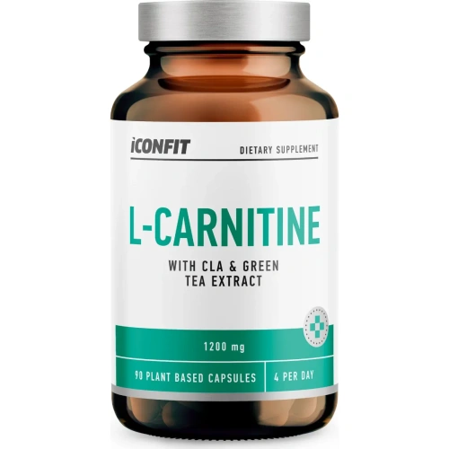 ICONFIT L-CARNITINE + CLA & Green Tea Extract (90 Kapslit) | L-karn...