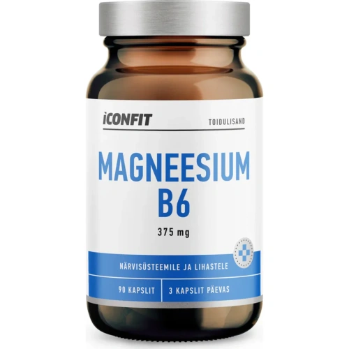 ICONFIT Magneesium B6 (90 kapslit) | Magnesium – Osta nyt SportLabista