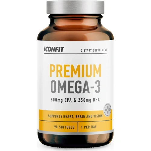 ICONFIT, Premium Omega 3, 90 softgels | Омега-3 и жирные кислоты – ...