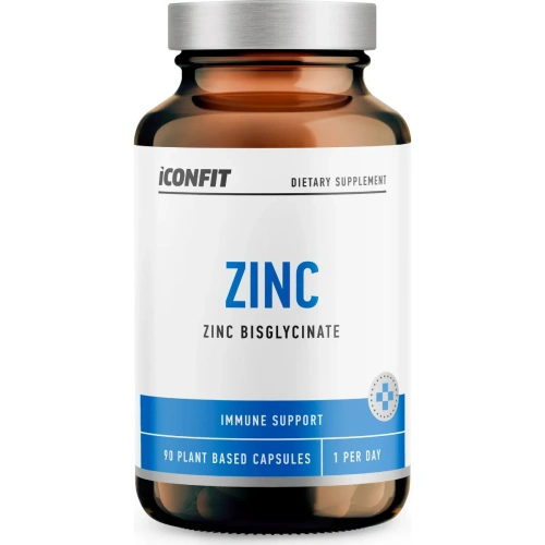 ICONFIT, Zinc, Tsink Diglütsinaat, 90 caps | Tsink – Osta kohe Spor...