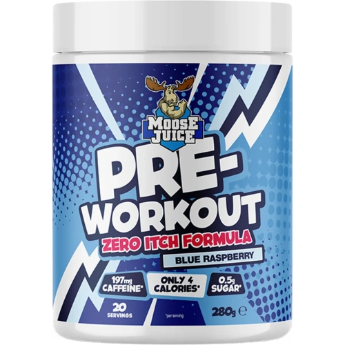 Muscle Moose Pre-Workout Zero Itch Formula 280g | Pirms treniņa (PU...