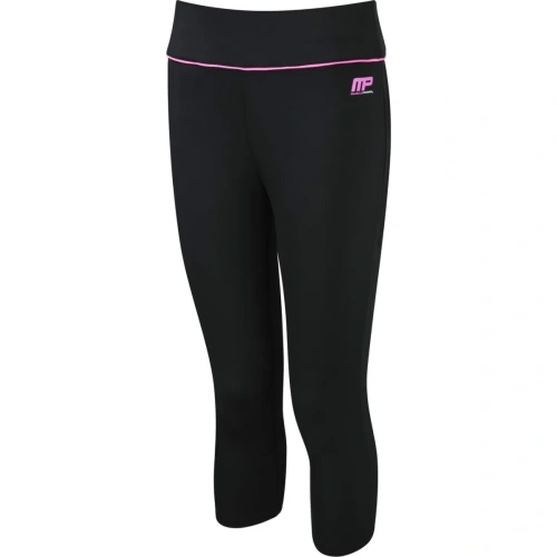 Womens Capri Pant Black-Hot Pink - Musclepharm | Urheiluhousut / Ly...