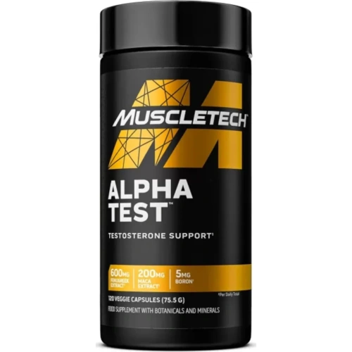 Muscletech Alpha Test - 120 vcaps | Testosteronin tehostajat – Osta...