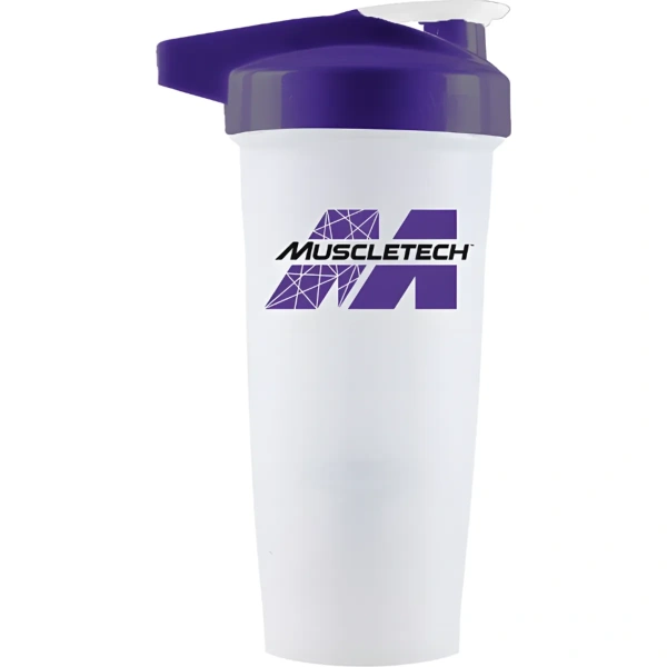 MuscleTech Shaker, White/Purple 800 ml | Muscletech