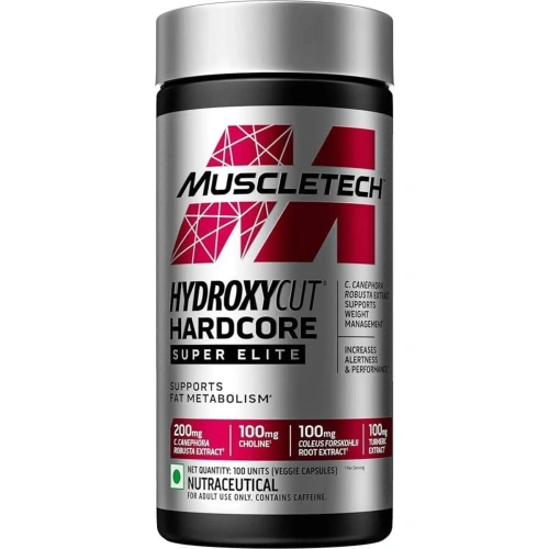 Muscletech, Hydroxycut Hardcore Super Elite, 100caps | Rasvanpoltta...