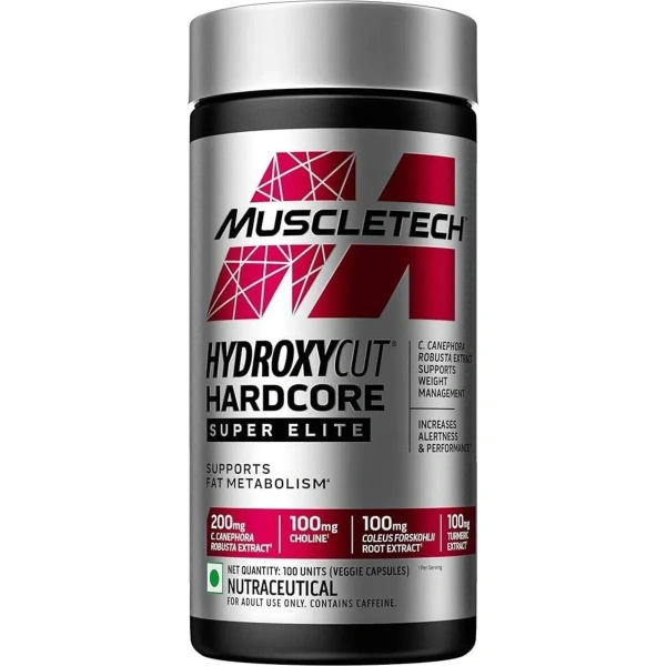 Muscletech, Hydroxycut Hardcore Super Elite, 100caps | Muscletech