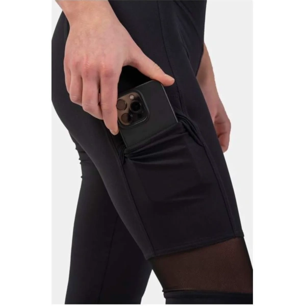 Sporty Smart Pocket High-Waist Leggings, 404, Black | NEBBIA