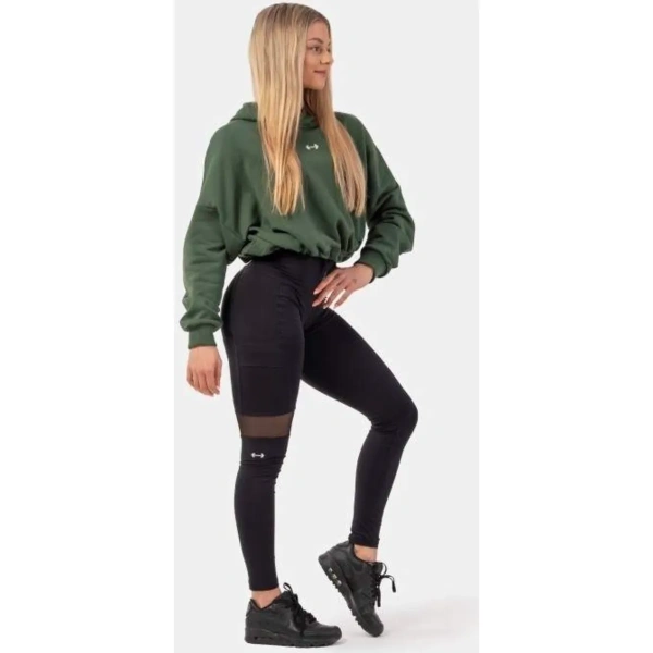 Sporty Smart Pocket High-Waist Leggings, 404, Black | NEBBIA