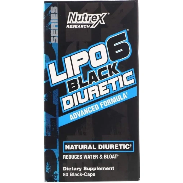 Lipo6 Black Diuretic - 80caps | Nutrex