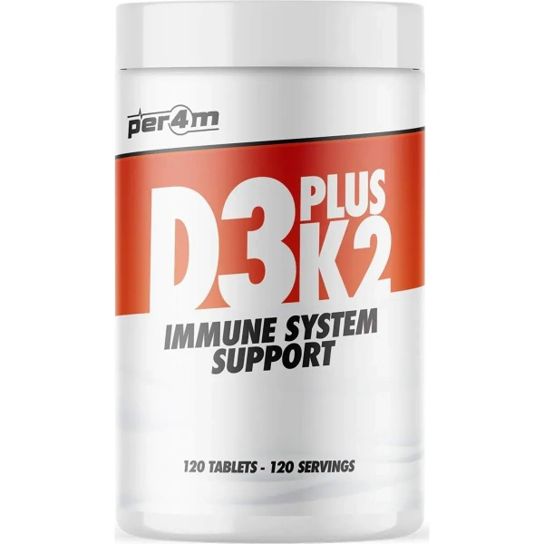 Per4m D3 Plus K2 120 tabs | PER4M Nutrition