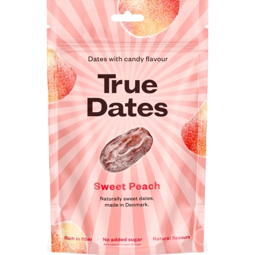 True Dates Sweet Peach 100g - Virsiku maitsega kivideta datlid | Pa...