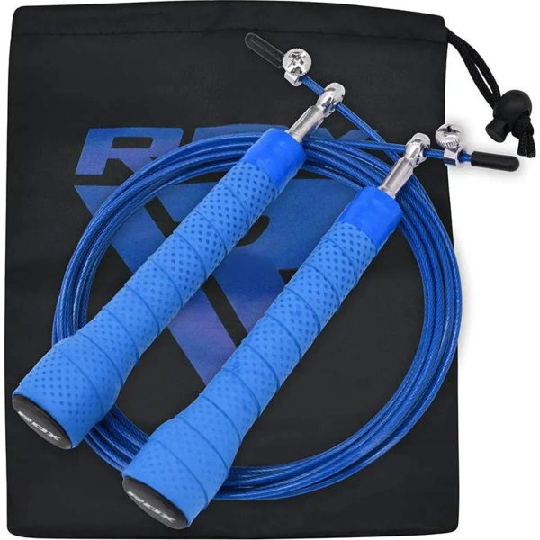 RDX Anti Slip Handle Skipping Rope, Blue | RDX