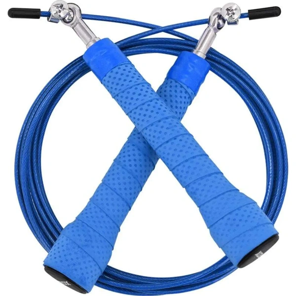RDX Anti Slip Handle Skipping Rope, Blue | RDX
